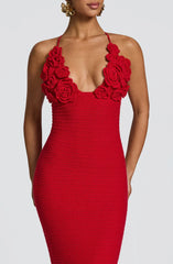 Celaena Maxi Dress - Red