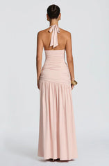 Saira Maxi Skirt - Soft Blush