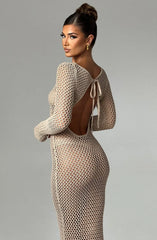 Moana Maxi Dress - Beige