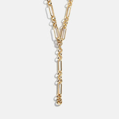 Liv Chunky Lariat Necklace - Gold