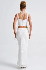 Elizabeth Maxi Skirt - Ivory