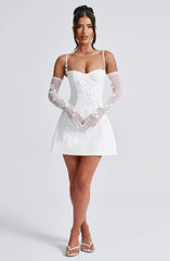 Dalary Mini Dress - Ivory