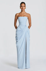 Cyra Maxi Dress - Glacier Blue