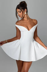 Marla Mini Dress - Ivory