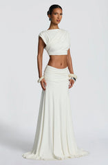 Paige Maxi Skirt - Ivory
