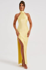 Etta Maxi Dress - Lemon