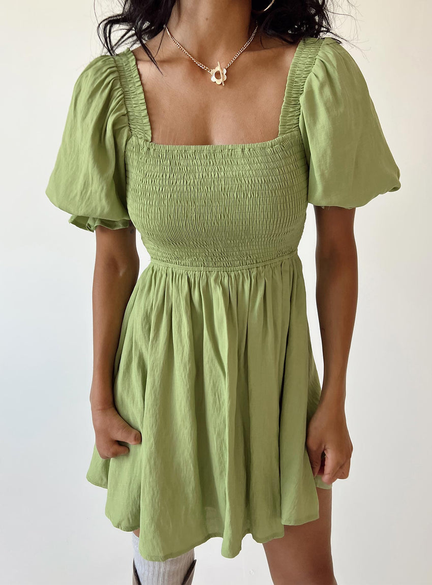 Dani Mini Dress Green