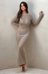 Moana Maxi Dress - Beige