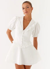 Seana Mini Dress - White