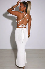 Alexa Maxi Skirt - White