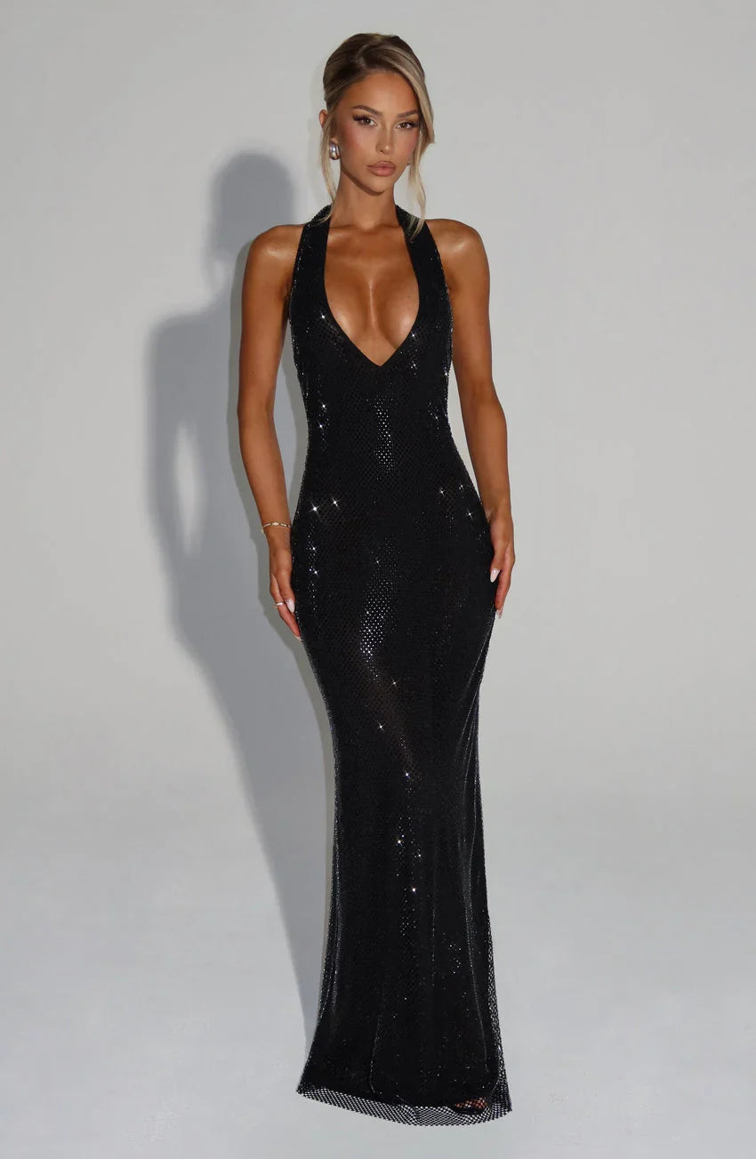 Starla Maxi Dress - Black
