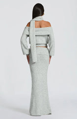 Andie Top - Light Grey Marl