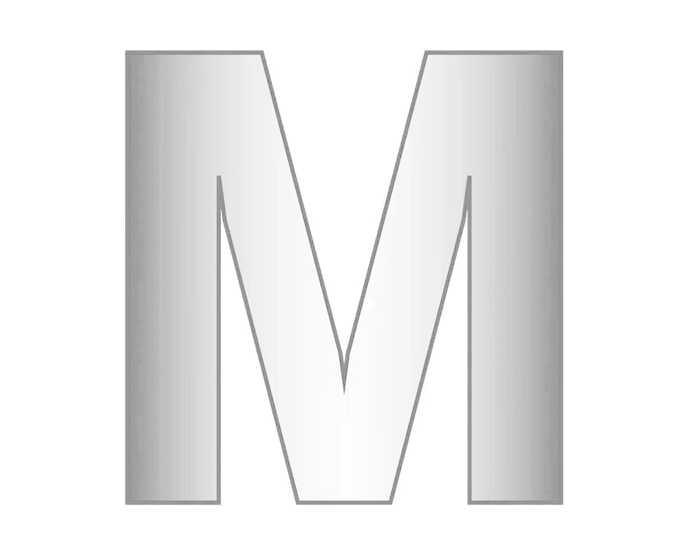 M - Silver