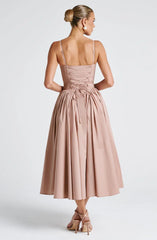 Emerson Midi Dress - Clay