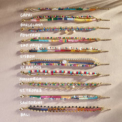Rowan Semi-Precious Layered Bracelet - Lisbon