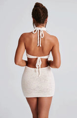 Margot Halter Top - Ivory