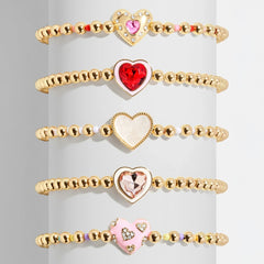 Love Stack Kids' Heart Bracelet Set - Heart