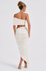 Zina Midi Skirt - Ivory